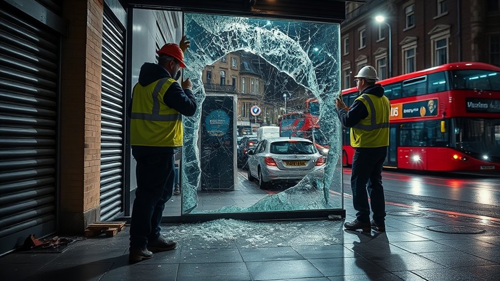 Emergency Shop Front Repair Islington